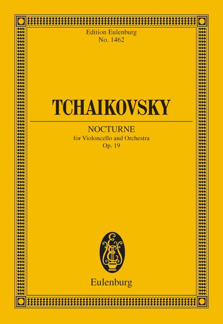 Tchaikovsky: Nocturne Opus 19 (Study Score) published by Eulenburg